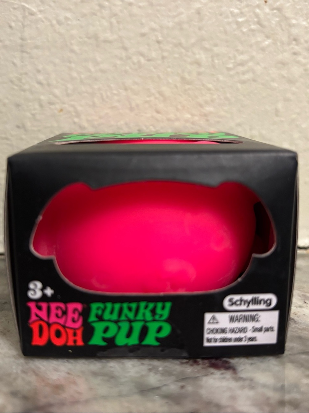 Schylling Nee Doh Funky Pup Kids Toy - Bright Pink